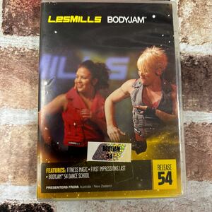 54　★レスミルズ★Lesmills★DVD★CD★英語コレオノート★中古品★ボディジャム★BodyJam54　★3点セット★再生確認済