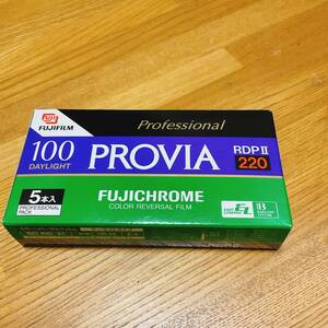 送料無料　FUJICHROME PROVIA 100　220フィルム 　5本　#M334