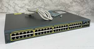 ◆ Cisco ◆ Catalyst 2960-S Series [ WS-C2960S-48TS-L V06 ] / C2960S-STACK 装着済み ⑧