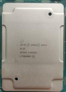 Intel Xeon Gold 6133 SR3M1 20C 2.5GHz 2.8/3.0GHz 27.5MB 150W LGA3647 DDR4-2666 Stronger Gold 6148