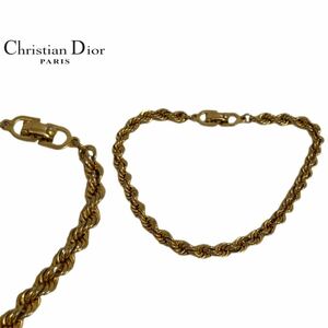 Christian Dior PARIS VINTAGE クリスチャン ディオール パリス ヴィンテージ MADE IN GERMANY ドイツ製 チェーンブレスレット アーカイブ
