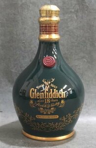 1円～【古酒未開栓】スコッチウイスキー グレンフィディック 18年 陶器ボトル 700ml GLENFIDDICH