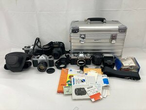 MINOLTA ミノルタ/CANON キャノンなど フィルムカメラ・レンズ他 おまとめ ケース付き 【CDAV8014】