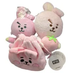 BT21 クッキー　COOKY　ぬいぐるみ　ピンク　巾着　一番くじ