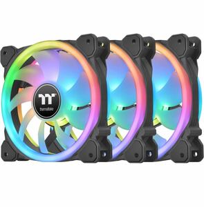 Thermaltake SWAFAN 14 RGB ラジエーターファン TT プレミアムエディション スワップ可能なファンブレード 2000RPM CL-F138-PL14SW-A