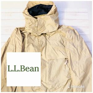 ビッグサイズ　エルエルビーン　L.L.Bean XL 裏メッシュ　ナイロンリップ　ロング丈　マウンテンパーカー　マンパー　レインコート　