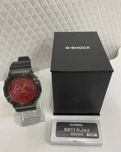 G「20170」CASIO カシオ G-SHOCK Gショック 腕時計 GM-2100B レッド 赤　箱付き