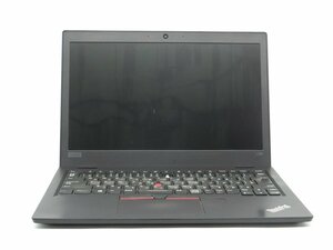 中古Lenovo ThinkPad L380　　 第8世代COREI5 　4GB　13.3型　通電します　画面割れ　ノートパソコン　　詳細不明　　ジャンク扱い 　