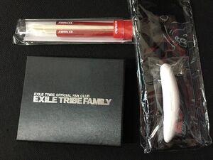 ★【エグザイルEXILE】フェイクレザーパスケース、携帯マイ箸、歯ブラシ＆ケース《未使用》送料198円