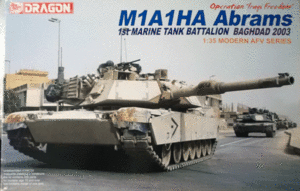 ドラゴン/1/35/アメリカ海兵隊M1A1HAエイブラムス主力戦車/バクダット2003/未組立品