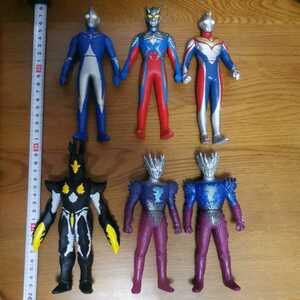 ウルトラマンゼロ コスモス ダイナ ウルトラヒーローシリーズ　ウルトラマンサーガ クリアver 限定ソフビ等 絶版 ソフビ フィギュア セット