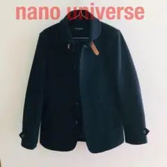 ナノユニバース　メルトンピーコート　胡桃ボタン　nano・universe