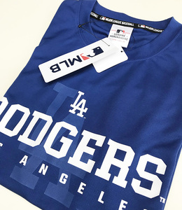 ★限定★新品タグ付き/MLB公式 Los AngelesロサンゼルスDODGERSドジャース 大谷翔平デコピン 半袖ドライTシャツ/LL■在庫限り■