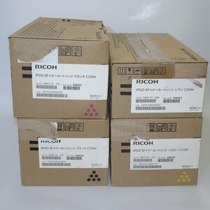 外箱開封 4色セット 純正 RICOH リコー IPSiO SP トナーカートリッジ C310H ブラック シアン マゼンタ イエロー 【送料無料】 NO.5146