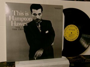 ▲LP ハンプトン・ホーズ・トリオ / THIS IS HAMPTON HAWES VOL.2 TRIO 輸入再発盤 ORIGINAL JAZZ CLASSICS OJC-3186◇r60302