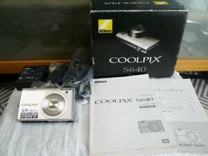 Nikon ニコン クールピクス S640 コンパクト デジタル カメラ COOLPIX S640 カメラ 光学機器 デジカメ バッテリー