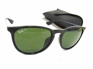 1円 ■極美品■ Ray-Ban レイバン RB4171-F ERIKA601/2P ポラライズド 偏光レンズ サングラス メンズ 眼鏡 メンズ ブラック系 AX4872