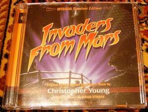 スペースインベーダー　サントラCD★2CD 1200枚限定　クリストファー・ヤング Invaders from Mars Christopher Youngトビー・フーパー