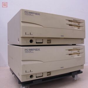 NEC PC-9801BX/U2 本体のみ 2台セット 日本電気 ジャンク パーツ取りにどうぞ【40