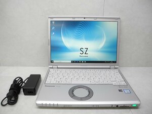 ☆1円☆第6世代.高解像度1920×1200☆累積2440☆CF-SZ5PDQVS☆Core i5 2.40GHz/8GB/SSD256GB/Sマルチ/無線/カメラ/Office/Win10 DtoD領域☆