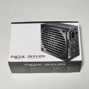 FractalDesign ION SFX 500G(FD-PSU-ION-SFX-500G-BK) 500W 80PLUS GOLD認証 SFX電源ユニット フルプラグイン 動作確認済み PCパーツ