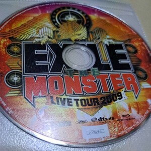 ジャンク品　EXILE　THE MONSTER LIVE TOUR 2009 Blu-ray ディスクのみ　