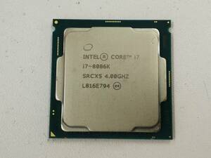保証あり 動作確認済 INTER CORE Intel i7 8086K 4.00GHZ