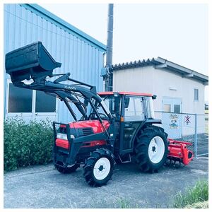 クボタトラクターGL３２０フロントローダー付き##３２馬力##９４６時間##クボタ純正ロータリー付き