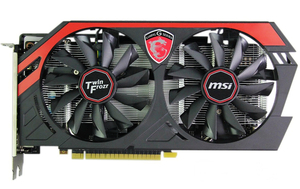 MSI N750Ti TF 2GD5OCグラフィックボード NVIDIA GeForce GTX 650 Ti GDDR5 2GB 