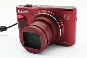 ★超美品 Canon Powershot SX720 HS レッド 動作確認済み キヤノン パワーショット コンパクトデジタルカメラ PC2272 A201