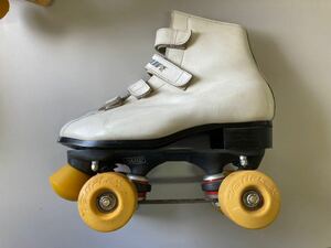 ローラースケート ホワイト バリフレックス 中古 SKATE BUFF ムラサキスポーツ アクションマジック 光GENJI 当時物