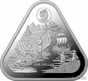 最新銀貨　2021 Australian Shipwreck Series - Zeewijk 1oz Triangular Silver Coin