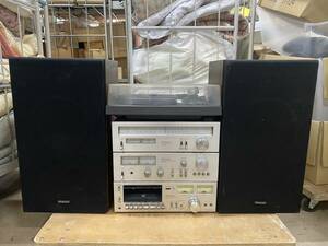 再M-5566 【発送不可】 現状品　Technics　オーディオレコードプレーヤー　SL1900/RS613U/ST2500/SU2500/SB1250　通電OK　店舗引取りのみ　