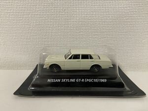 コナミ 1/64 絶版名車コレクション 日産 スカイライン GT-R PGC10 1969 NISSAN SKYLINE ホワイト