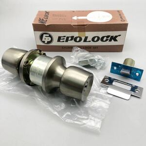 【新品 未使用品】 EPO LOCK エポロック ドアノブ 空錠 ステンレス アンバーカラー A-H542-SPバックセット 60m/m DIY 建具 リフォーム 建材