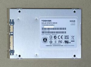 Windows98SE入り 　TOSHIBA THNSNB030GBSJ 30GB SATAタイプ 2.5インチ SSD