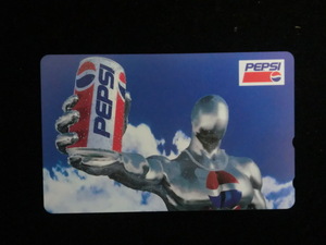 ◎テレホンカード　PEPSI　MAN「ペプシマンテレホンカード（青）」50度数☆f1