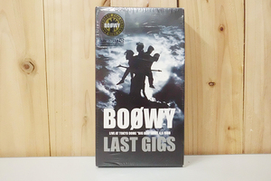 BOOWY 1988 LAST GIGS VHS ビデオテープ 未開封　氷室京介 布袋寅泰