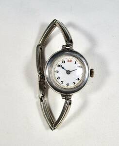 ☆ 銀製　婦人用腕時計　スイス製　1920年頃