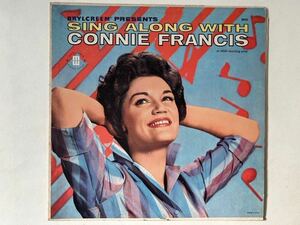 コニー・フランシス SING ALONG WITH CONNIE FRANCIS US盤LP 検オールディーズ ロックンロール ポップス ロック ポプュラーボーカル 洋楽