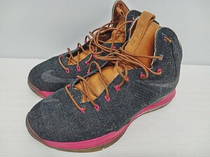 [16B-63-056-1] NIKE LEBRON 10 EXT DENIM QS ナイキ レブロン・ジェームズ10エクステンションデニム 597806-400 サイズ28.5cm