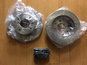 タント フロントディスクローター＆パッド セット R014 & B37