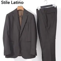 3-YD147 スティレラティーノ ウール ブラウン スーツ