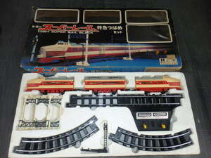 現状品 トミー スーパーレール 特急つばめセット 昭和レトロ 当時物 ジャンク 稀少 レア 鉄道模型 コレクション 玩具　G7911