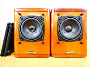 S) Victor ビクター SP-FS1 小型フルレンジスピーカー ペア 音響機器 オーディオ ※現状渡し/音出しOK！ @80 (4)