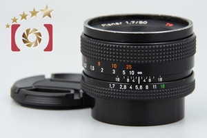 【中古】CONTAX コンタックス Carl Zeiss Planar 50mm f/1.7 T* MMJ