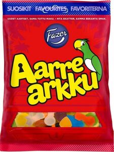 Fazer Aarrearkku wine gums ファッツエル 宝箱 アーレアック グミ 180g × 10袋セット フィンランドのお菓子で