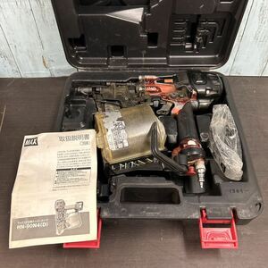 ●C☆23 MAX 釘打機 スーパーネイラ HN-90N4 マックス コイルネイラ 高圧釘打機 大工道具 DIY 高圧コイルネイラ 