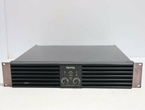 140☆Panasonic パナソニック RAMSA ラムサ WP-1100A 2チャンネルパワーアンプ☆3K-648