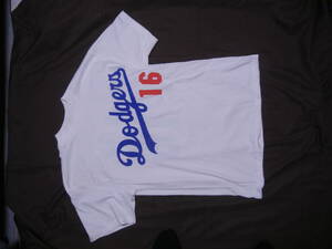 Dodgers ドジャース　野茂英雄 NOMO 背番号16「STRTER　MADE　IN　USA」 Tシャツ　ユニホーム